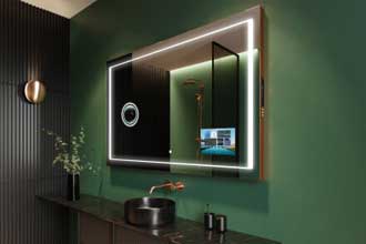 Espelho de Vidro com Led Espelho de Vidro com Led